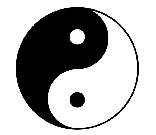 yin yang symbool